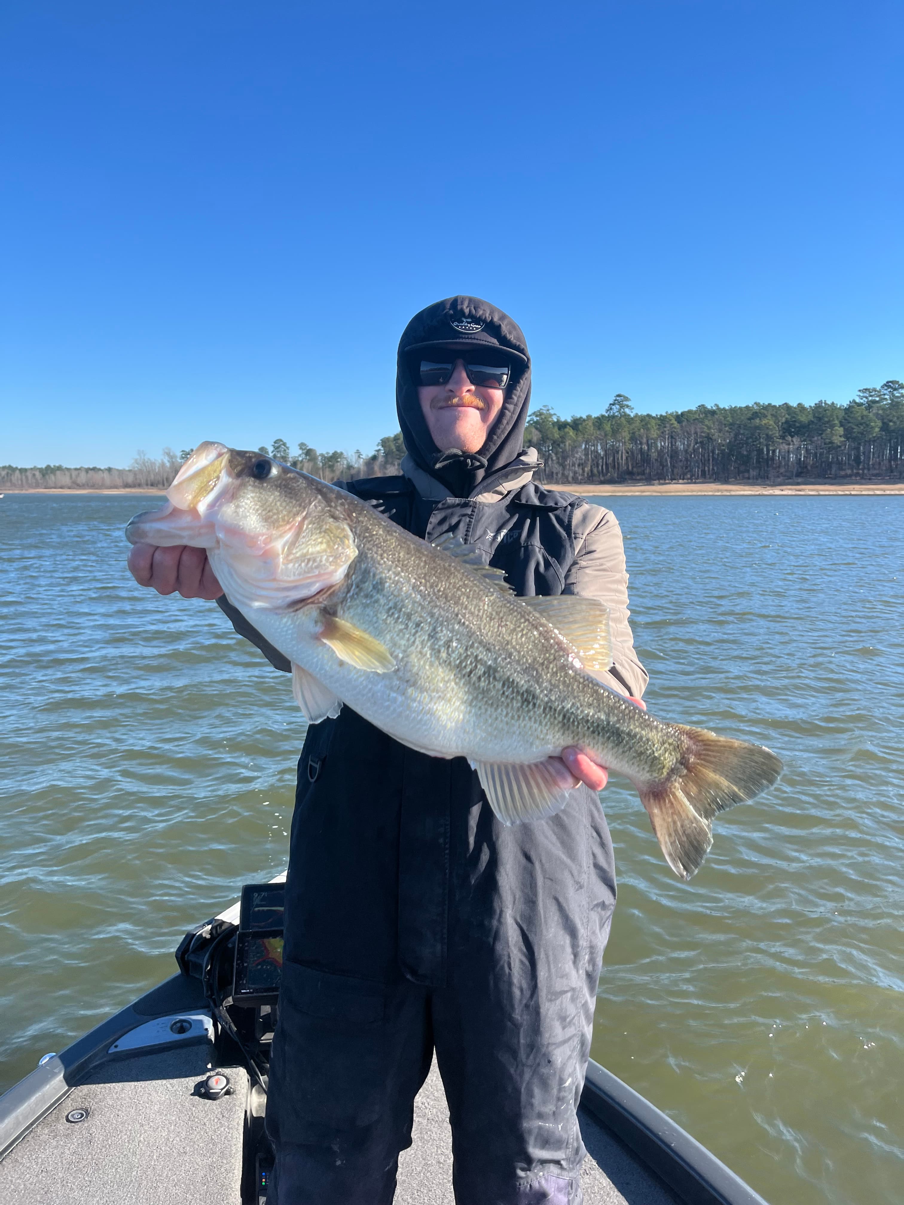 Ramp Report founder Alex Wood on the water with a catch